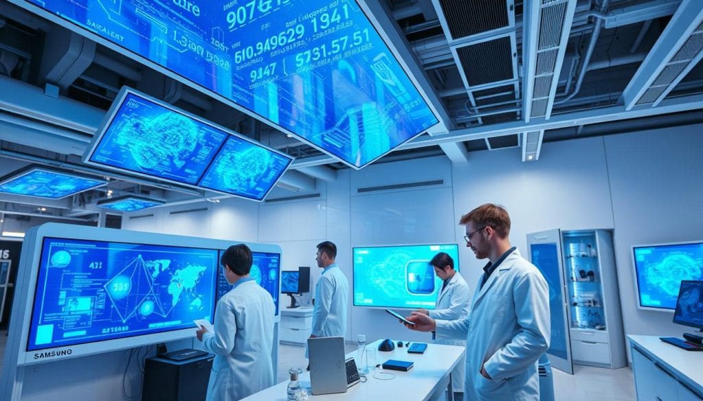 Samsung's AI innovation center showcasing next-generation technologies and research facilities Samsung's AI innovation center showcasing next-generation technologies and research facilities