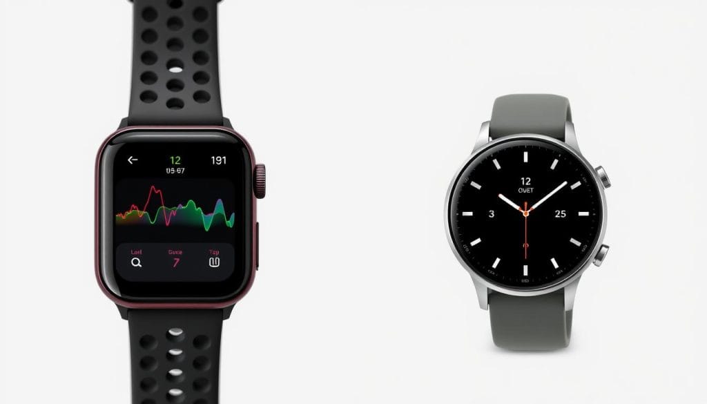 Comparison of Apple Watch Series 10 and Google Pixel Watch 3 health tracking interfaces showing the best smartwatches 2025 Apple Android ecosystems offer Comparison of Apple Watch Series 10 and Google Pixel Watch 3 health tracking interfaces showing the best smartwatches 2025 Apple Android ecosystems offer