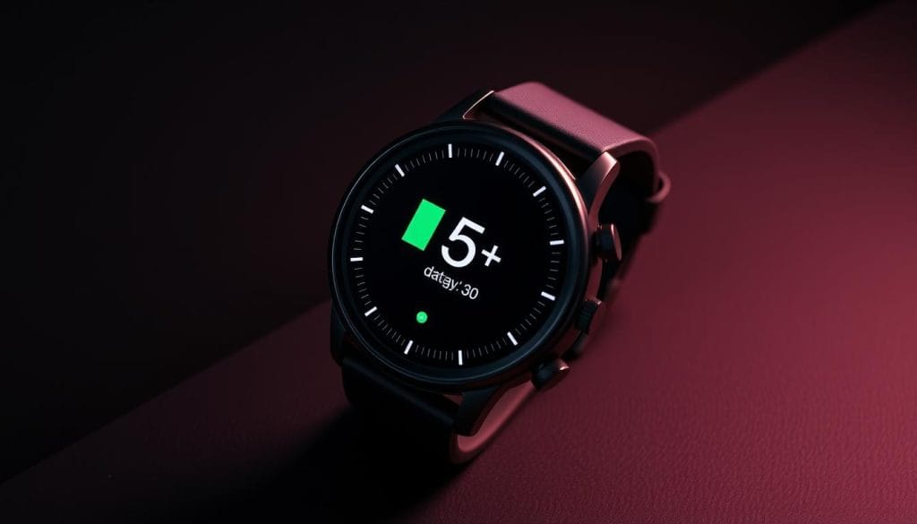 OnePlus Watch 3 showing its battery life statistics screen, representing the best smartwatches 2025 Apple Android options for battery longevity OnePlus Watch 3 showing its battery life statistics screen, representing the best smartwatches 2025 Apple Android options for battery longevity