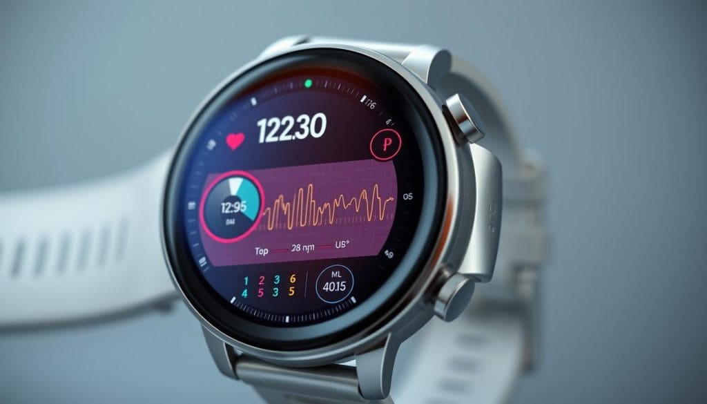Smartwatch displaying advanced health metrics including sleep apnea detection and irregular heart rhythm monitoring from the best smartwatches 2025 Apple Android lineup Smartwatch displaying advanced health metrics including sleep apnea detection and irregular heart rhythm monitoring from the best smartwatches 2025 Apple Android lineup